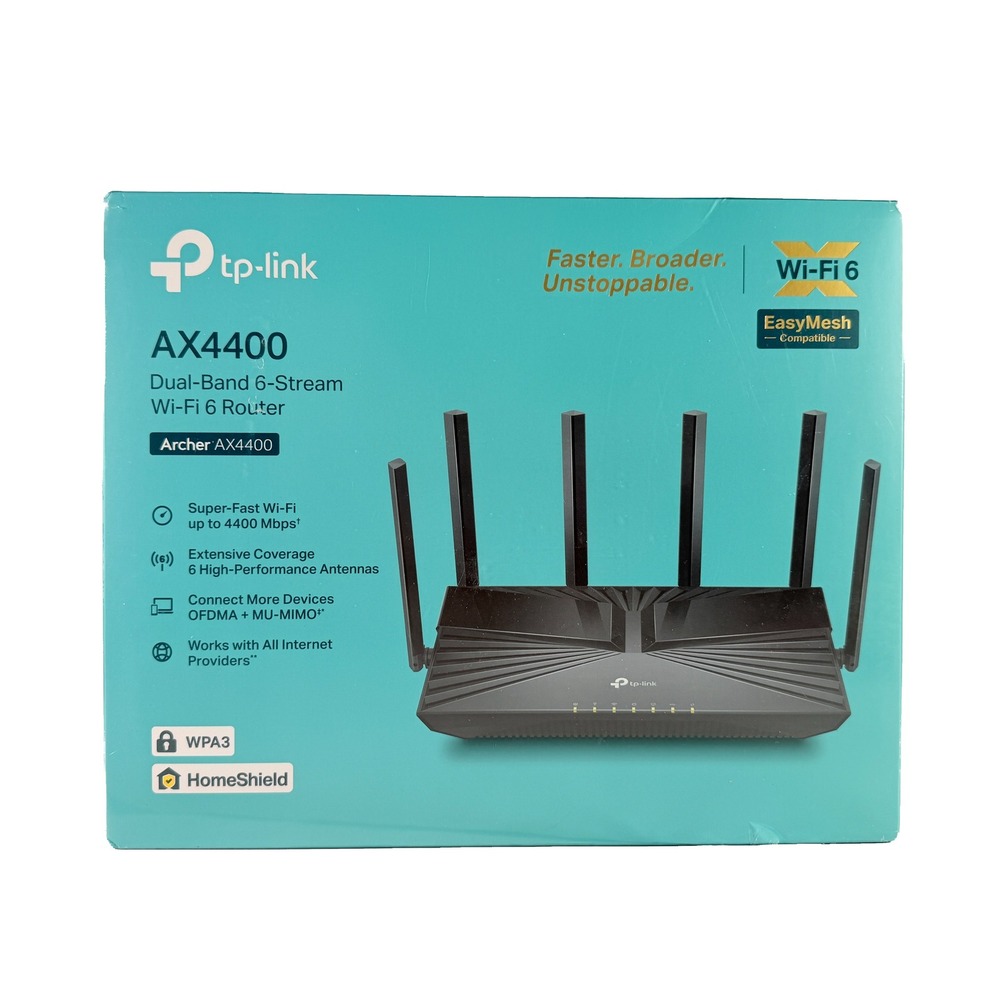 TP-Link Archer AX4400 Dual-Band Wi-Fi 6 Router New